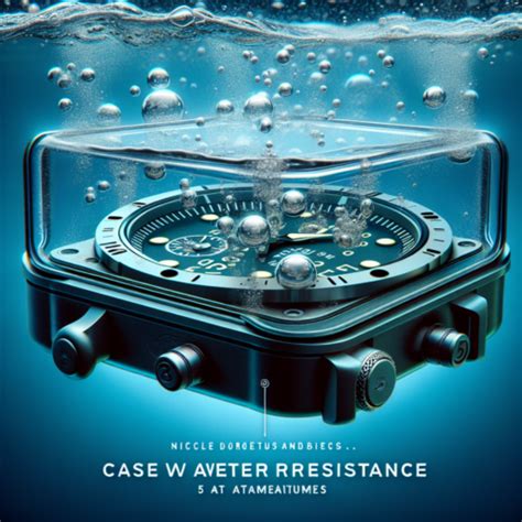 case water resistance 5 atm.